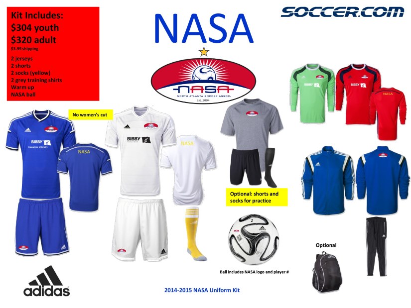 nasa soccer jersey